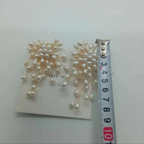 Pearl Wired Cascading Earrings - Picture 14 of 17